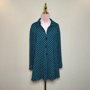 Sole Dione Studio - Teal and Black Jacket/Overshirt